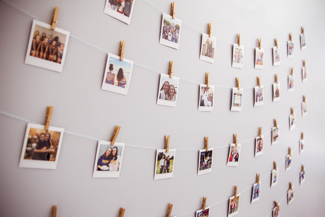 Photo Wall Display Idea - Sugar Bee Crafts