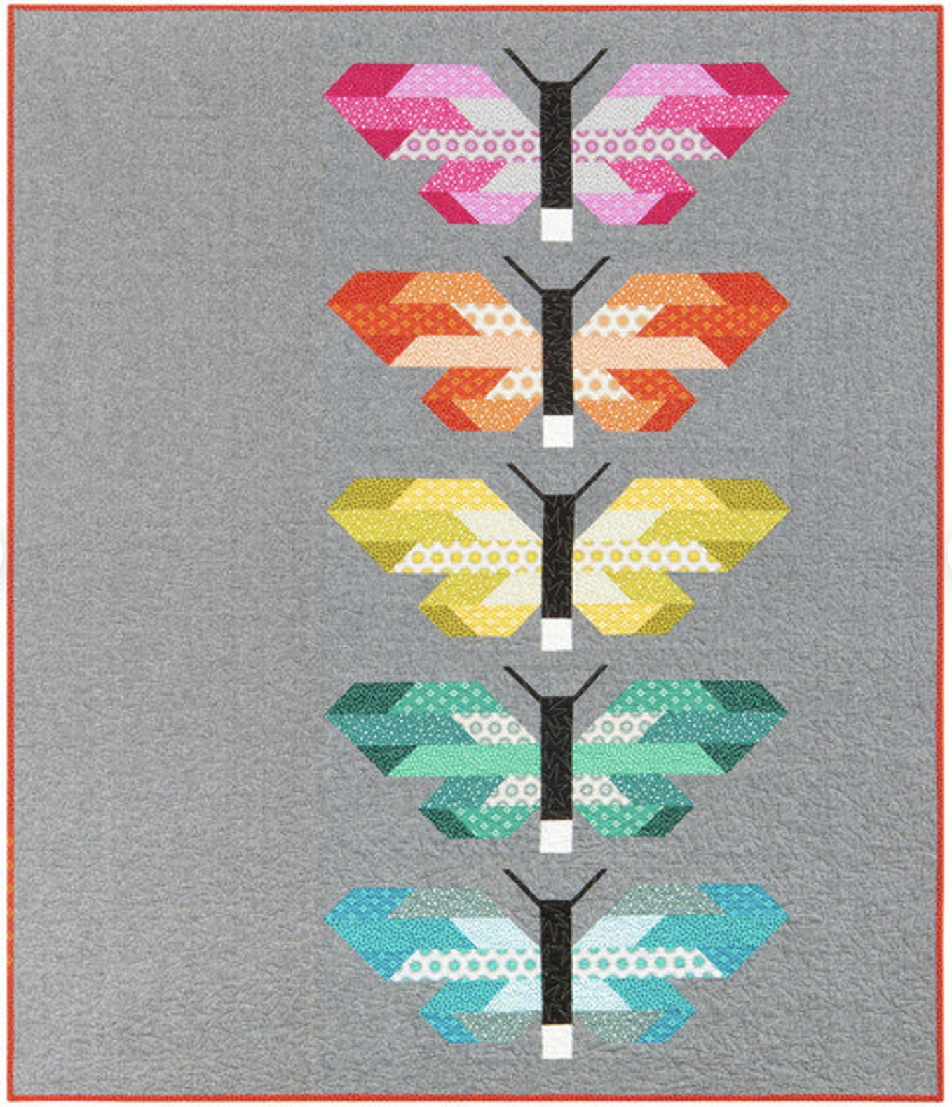 Minimal butterfly quilt kit