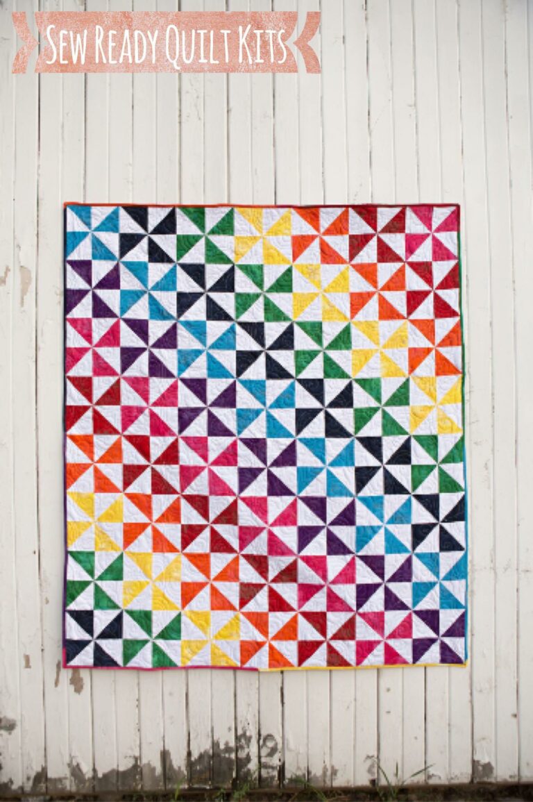 Colorful Modern Quilt Kits Sugar Bee Crafts