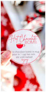 Easy Hot Chocolate Bomb with FREE Printable - Sugar Bee Crafts