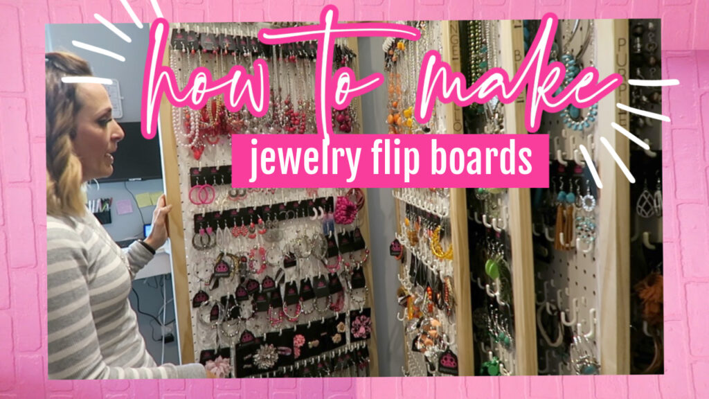 how to make jewelry flip boards